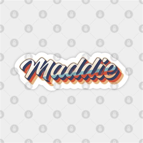 Maddie name - cool 70s retro font surf style design - Maddie Name Cool 70s Retro Font Surf ...