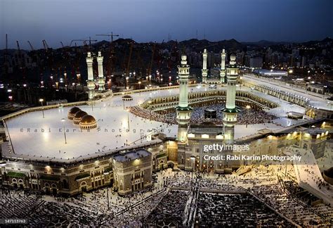 Aerial View Of Masjid Al Haram At Evening High-Res Stock Photo - Getty Images