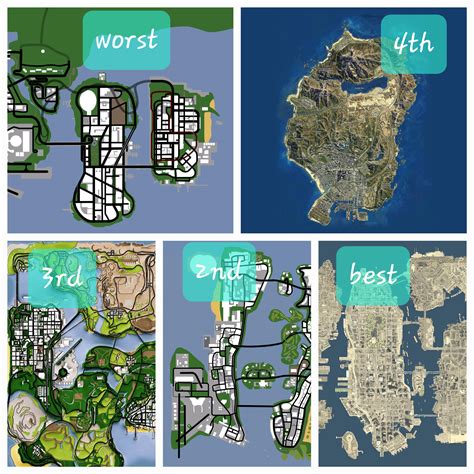 GTA Maps worst to best in my opinion : r/GTA