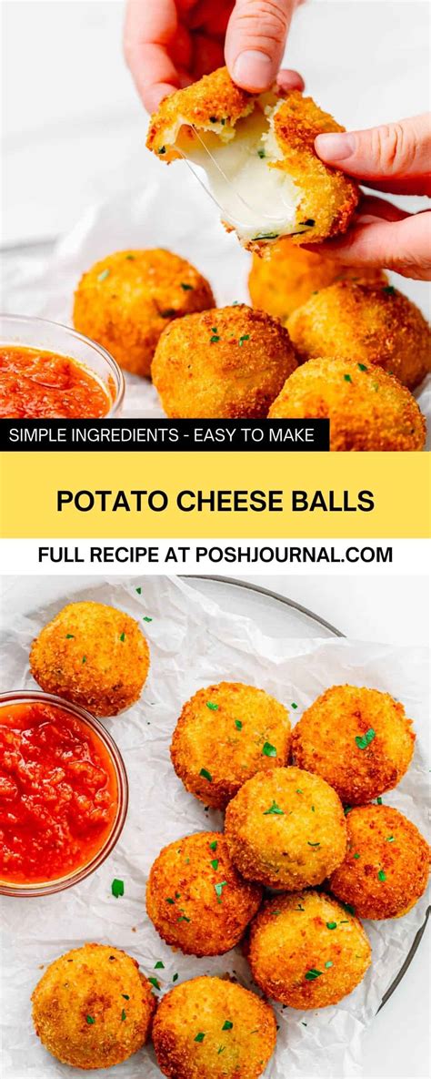 Potato Cheese Balls - Posh Journal