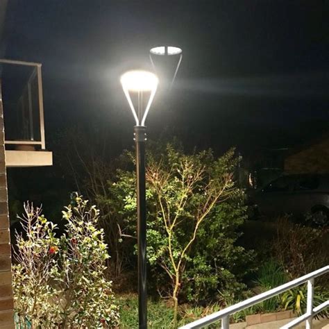 20W LED Solar Post Light Fixtures 5000K – Eco Glxy