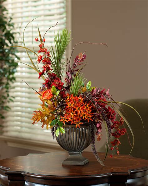 Fall Flower Arrangements Artificial