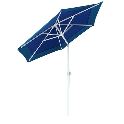 AMMSUN 8 Feet High Wind Heavy Duty Commercial Grade Beach Umbrella Teal with Sand Anchor ...