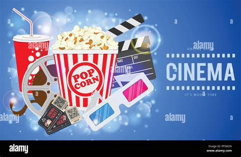 Cinema and Movie Banner Stock Vector Image & Art - Alamy