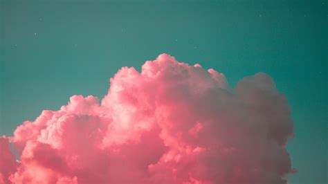 Pink Clouds In Blue Sky 4K HD Pink Wallpapers | HD Wallpapers | ID #37283