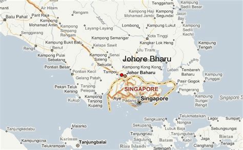 Johor Bahru Map and Johor Bahru Satellite Image