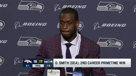 Seattle Seahawks quarterback Geno Smith on impact of Week 1 victory vs ...