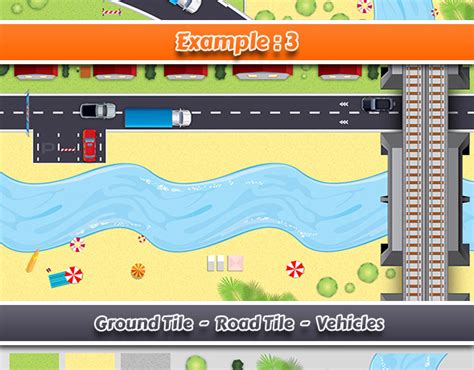 2D Car Parking Game Tile Set on Behance