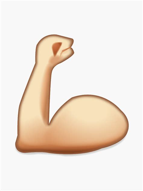 "Strong Emoji" Sticker for Sale by rustybeef | Redbubble