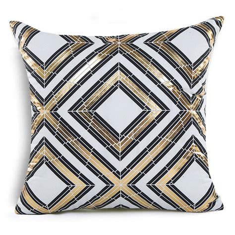 Gold Throw Pillows Cover