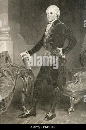 Engraved portrait of Henry Lee III, was an early American Patriot who ...