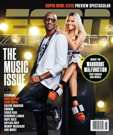 NICKI MINAJ on the Cover of ESPN Magazine, February 2014 Issue – HawtCelebs