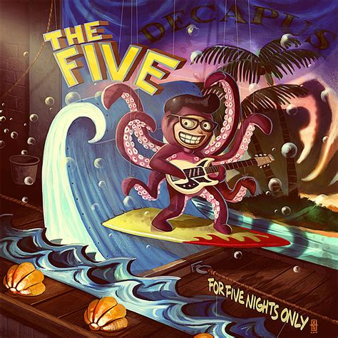 XTN's SKetchbook: The Five (Album Cover Art)