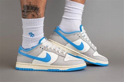 On-Feet Nike Dunk Low "Athletic Department" University Blue | Hypebeast