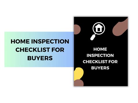 Home Inspection Checklist for Buyers Graphic by Realtor Templates ...