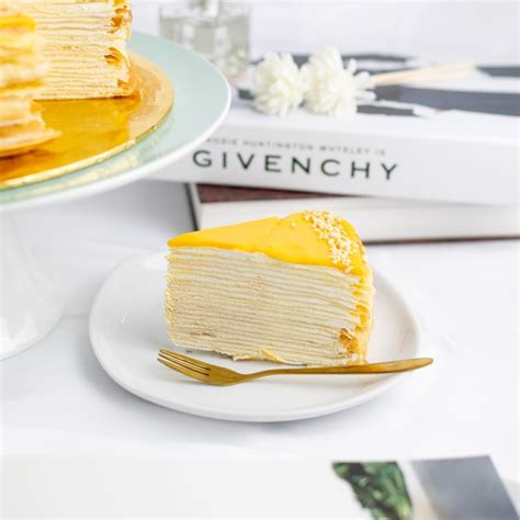 D24 Durian Crepe Cake (Slice) - Crepes 21