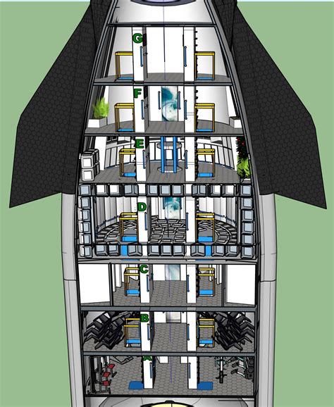 Spacex Starship Interior Concept Art / Spacex S Bfr Mars Rocket And ...