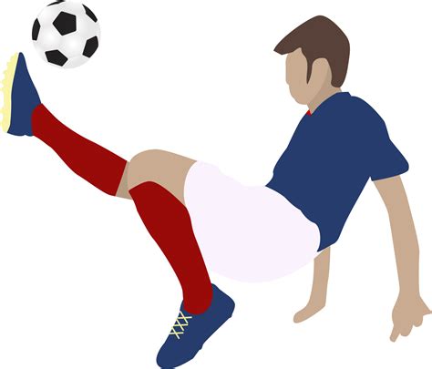 Cartoon football soccer player man in action 10135626 PNG