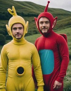 Teletubbies Costume Fancy Dress. Face Swap. Insert Your Face ID:861480