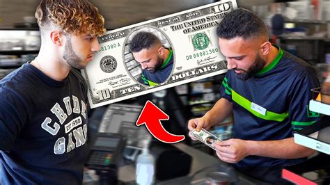 Using Fake Money Prank - YouTube