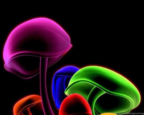 Neon Mushroom Wallpapers - Top Free Neon Mushroom Backgrounds - WallpaperAccess