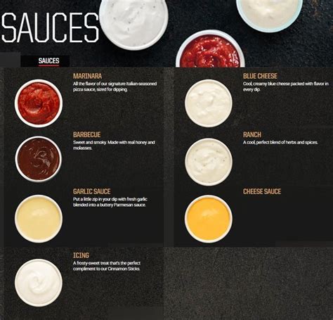 The Best Ideas for Pizza Hut Dipping Sauces - Home, Family, Style and Art Ideas