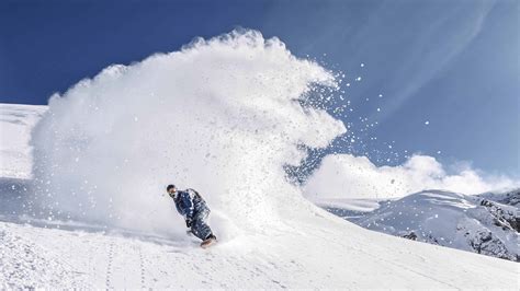 Snowboarding In Fresh Powder UHD 4K Wallpaper | Pixelz