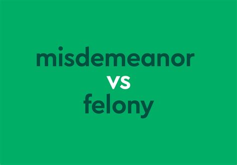 Misdemeanor Vs. Felony: What’s The Difference? | Dictionary.com