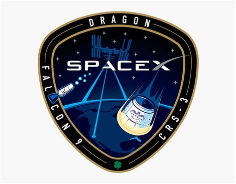 Spacex Dragon Logo, HD Png Download - kindpng