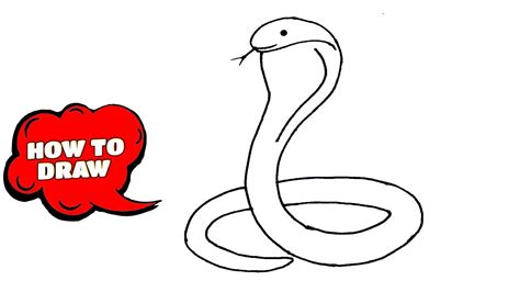 Easy Animals Drawing Snake - kashmittourpackage