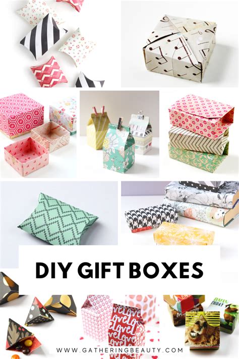 EASY DIY GIFT BOXES — Gathering Beauty