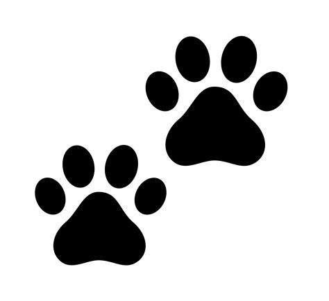 Paw Print Without Background - ClipArt Best