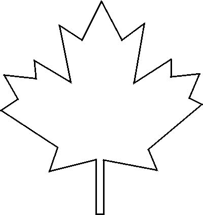 Maple Leaf Template Free Printable - ClipArt Best