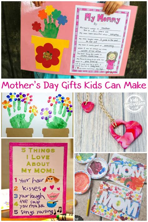 50+ Easy DIY Mother's Day Gifts for Kids to Make | Kids Activities Blog