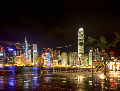 Hong Kong Waterfront | Hong Kong harbour at night. This was … | Flickr