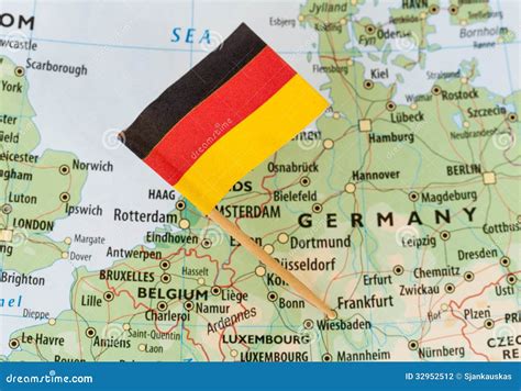 Germany map flag stock photo. Image of travel, german - 32952512