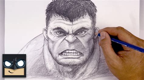 Hulk Face Drawing Pencil