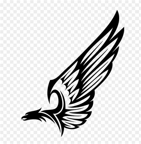 Half Wings Png Hd - Eagle Wings Vector PNG Transparent