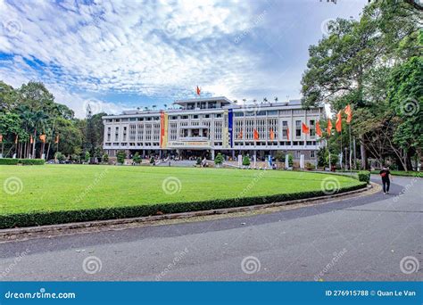 Independence Palace in Vietnam Editorial Stock Photo - Image of downtown, city: 276915788