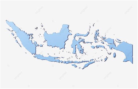 Indonesia Map Outline, Illustration, Cut, Chart PNG Transparent Image and Clipart for Free Download