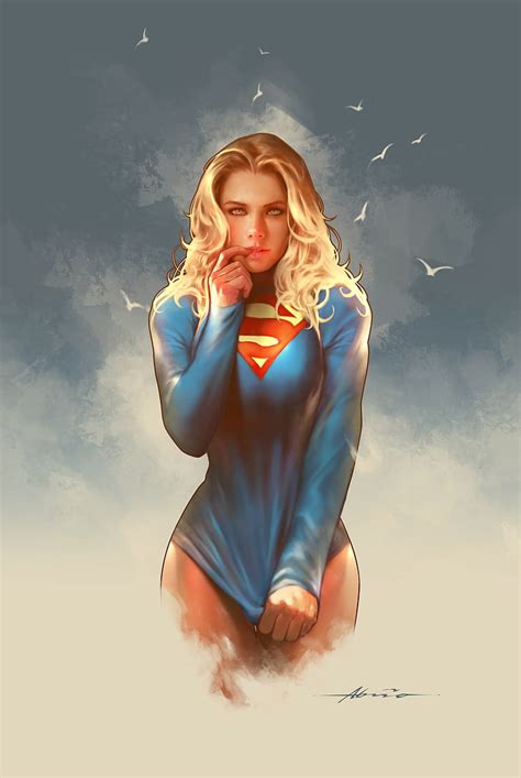 Free download | HD wallpaper: Supergirl, comic art, women, digital art, fan art, DC Comics ...