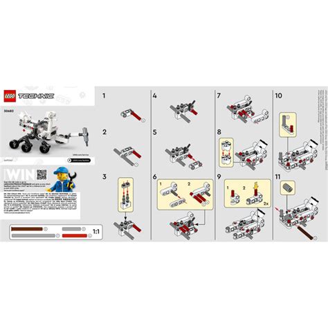 LEGO NASA Mars Rover Perseverance Set 30682 Instructions | Brick Owl ...