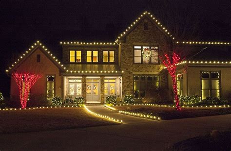 White LED Roof Lights for Festive Christmas Decor