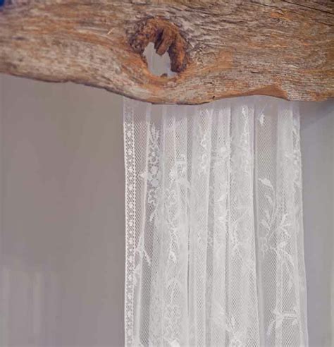 Close-up of weathered wood valance | Cedar Hill Farmhouse | Rustic valances, Cottage decor farmhouse