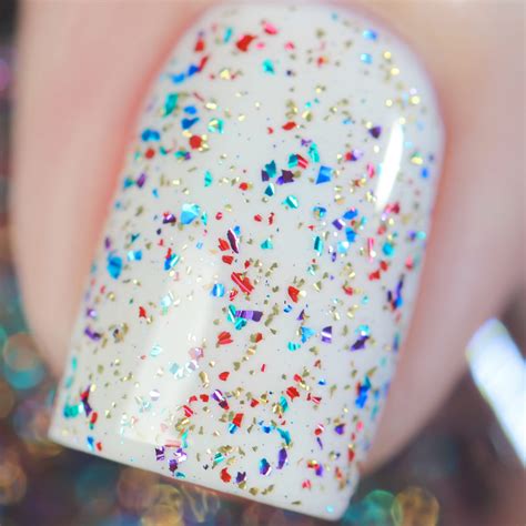 Confetti - Multi-colored Metallic Flakie Topper Nail Polish by ILNP