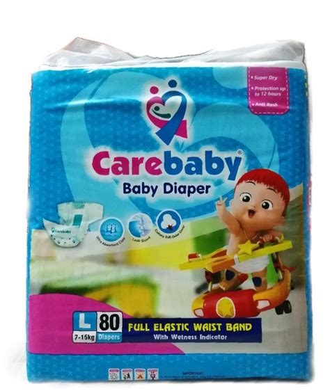 CareBaby Diaper- Large 7-15 Kg- Pack of 80 Diapers – Edokan.pk