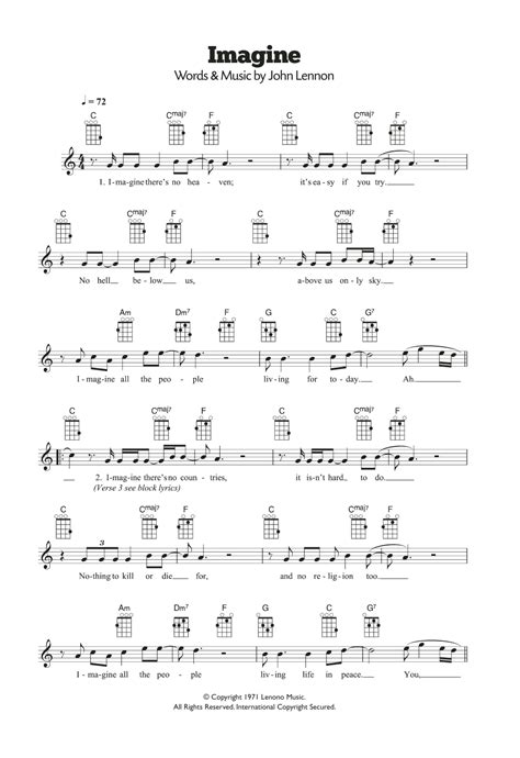 John Lennon Imagine Chords Lyrics