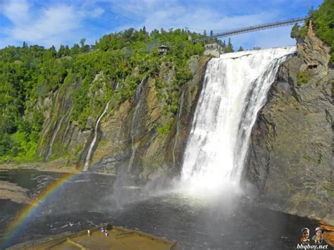 Visiting the Montmorency Falls, Quebec - The Travels of BBQboy and Spanky