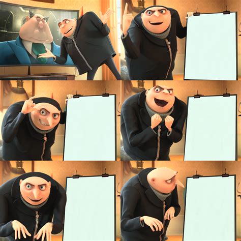 Gru Plan extended Blank Template - Imgflip