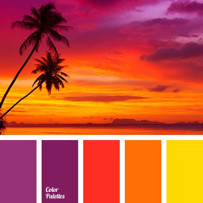 Sunset Color Order